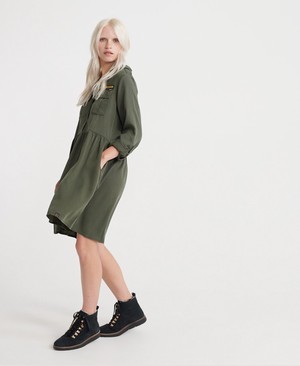 Superdry Military Ing Női Ruhák Khaki | CWYXE2756